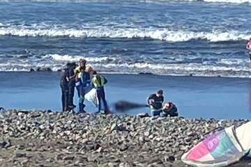 Hallado el cadáver de un hombre flotando en aguas de la playa próxima a Las Terrazas (Telde)/TA.